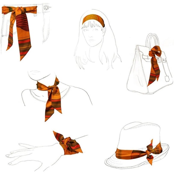 Sailor Red and Navy Handbag Handle Ribbon/Twilly - Picture 3 of 3